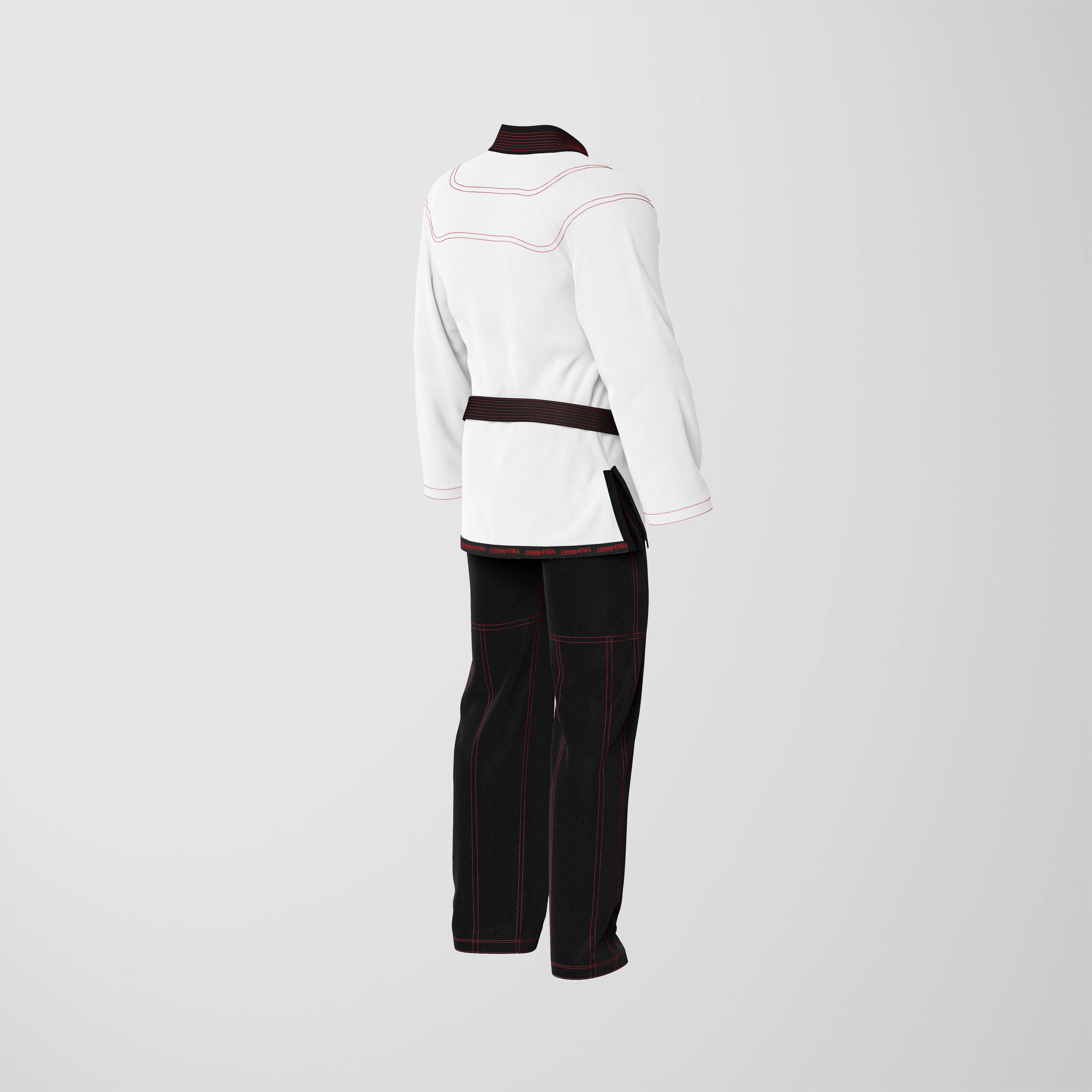 Basic White and Black Jiu-Jitsu Gi