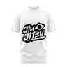 Jiu Jitsu Bold White Cotton Tee T-shirts Combatra X-Small 