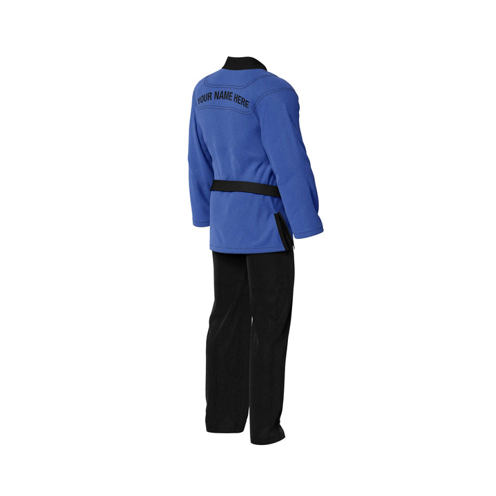 Combatra Blue &amp; Black BJJ Gi &amp; Custom Shirt Set