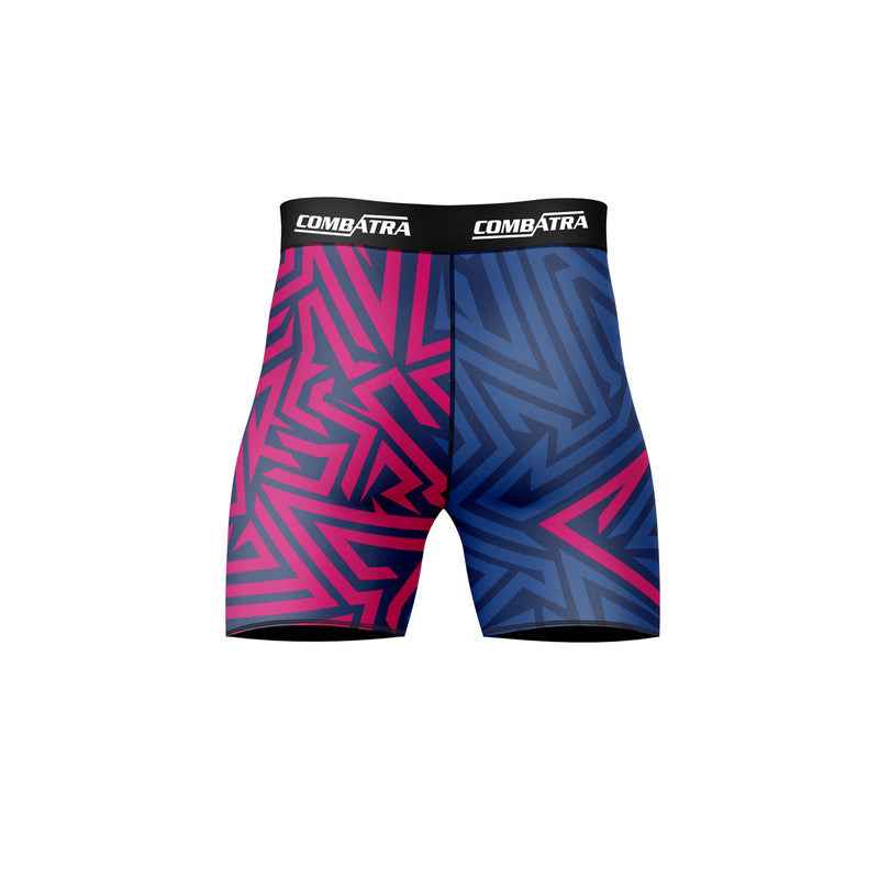 Abstract Geometric Compression Shorts