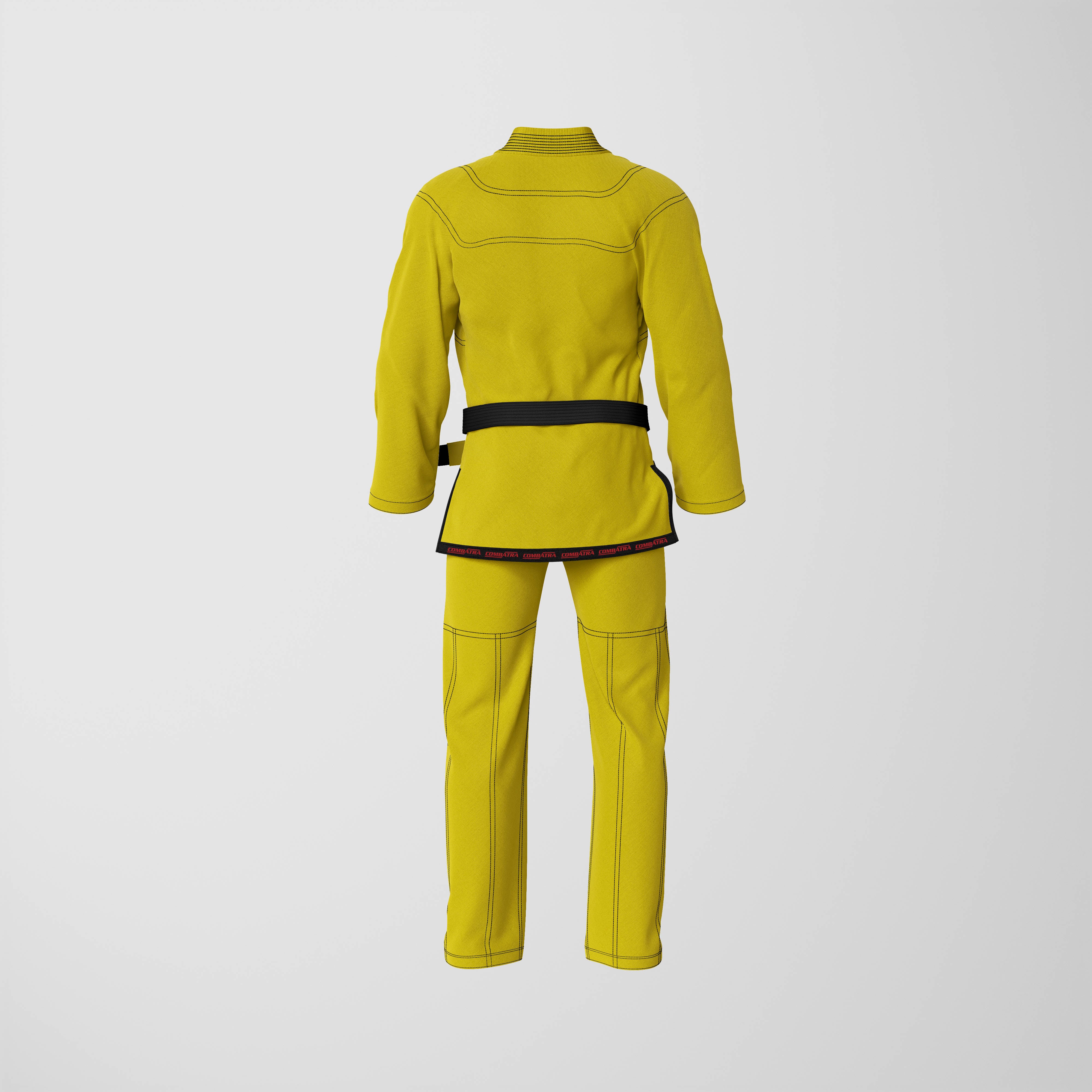 Premium Bruce lee Yellow Brazilin Jiu Jitsu