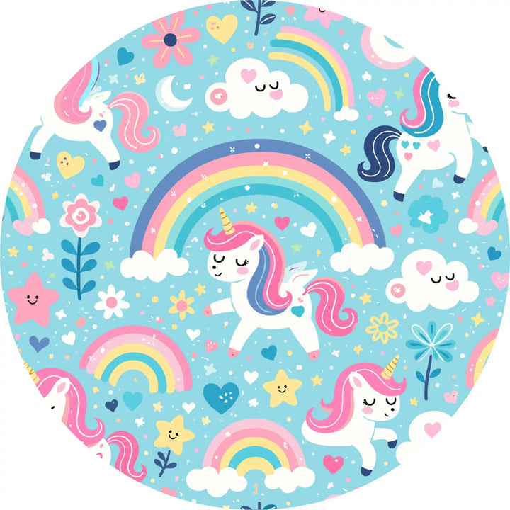 Combatra Kids Sky Blue Unicorn Arm Sleeves – UPF 50+