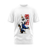 Samurai Duel White Cotton Tee T-shirts Combatra X-Small 