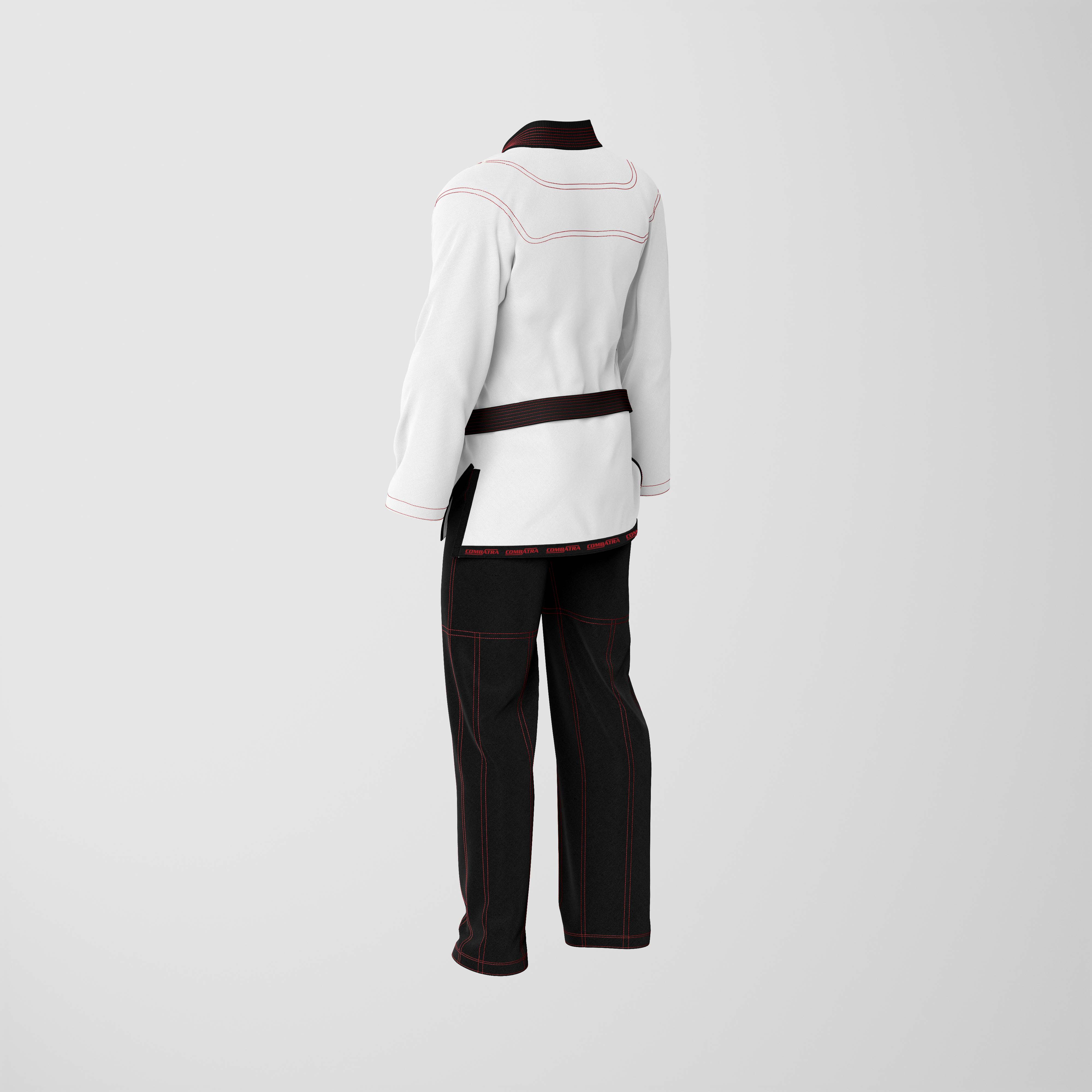 Basic White and Black Jiu-Jitsu Gi