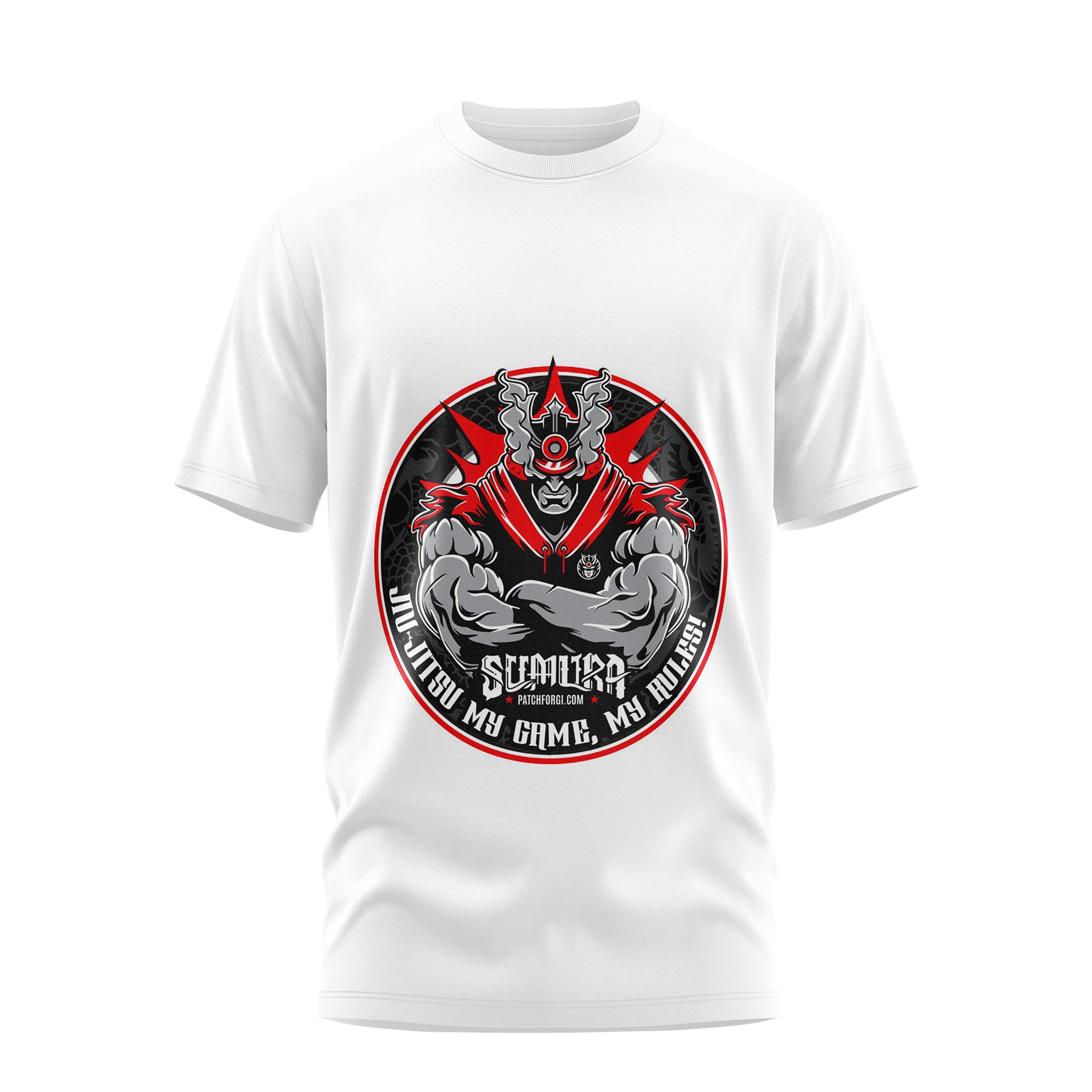 Red Demon Jiu Jitsu Cotton Tee T-shirts Combatra X-Small 