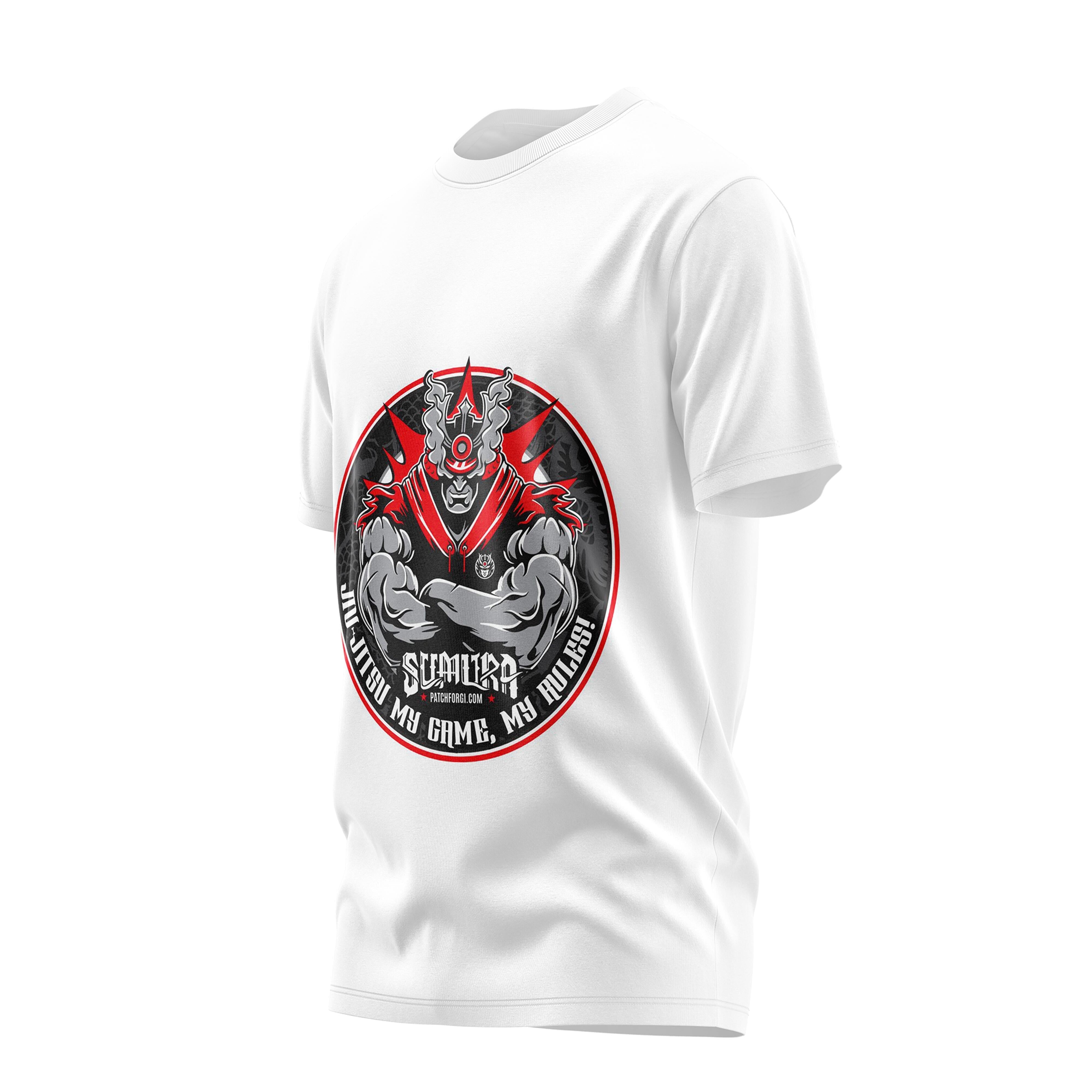 Red Demon Jiu Jitsu Cotton Tee T-shirts Combatra 