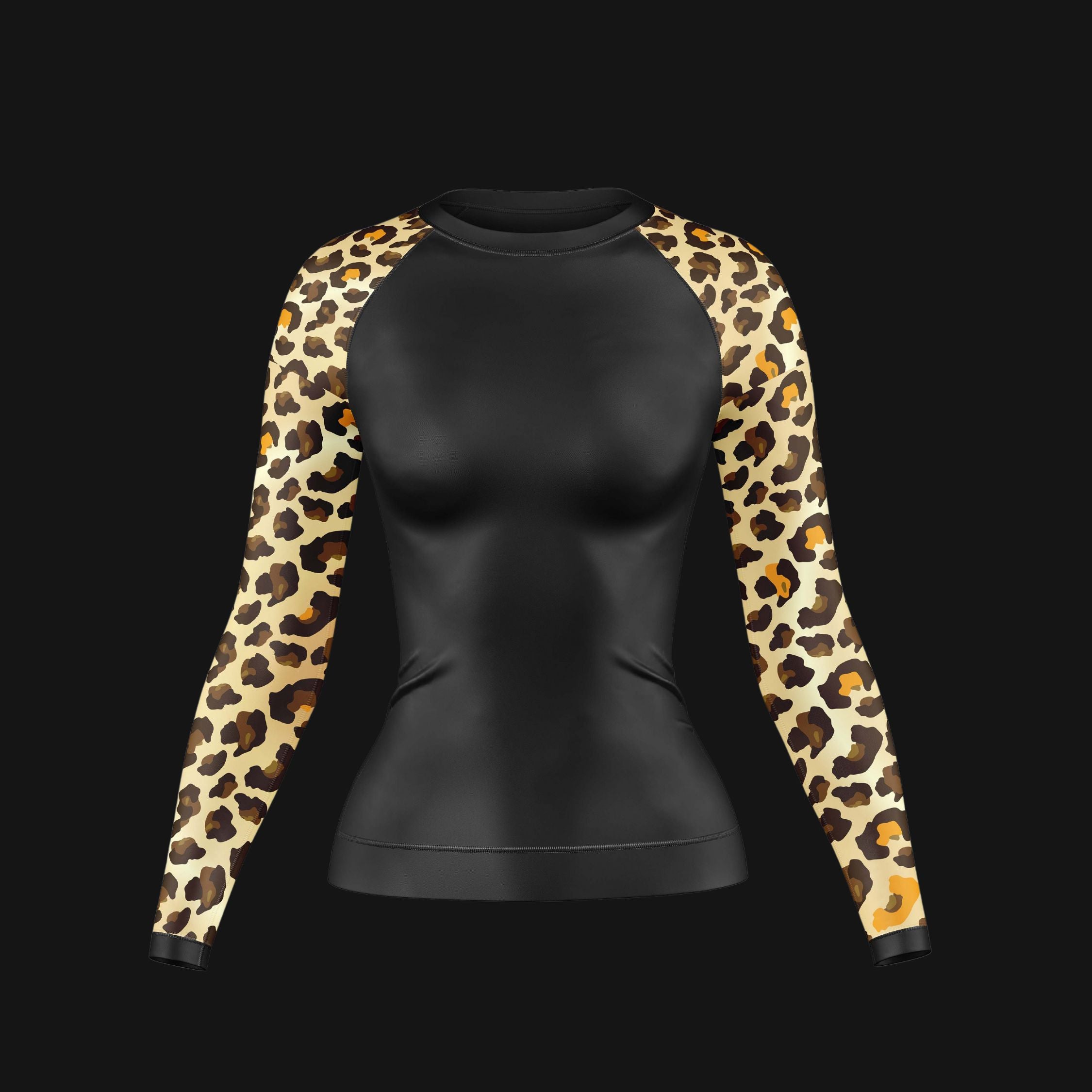 Leopard rage  Compression Rash Guard For Women