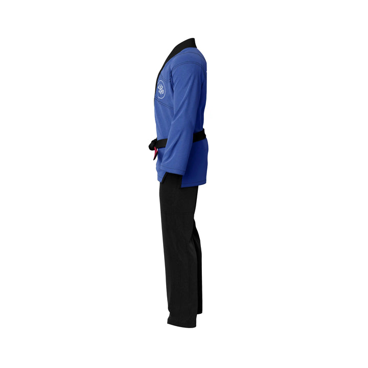 Combatra Blue &amp; Black BJJ Gi &amp; Custom Shirt Set