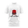 Minimal Red Jiu Jitsu Cotton Tee T-shirts Combatra X-Small 