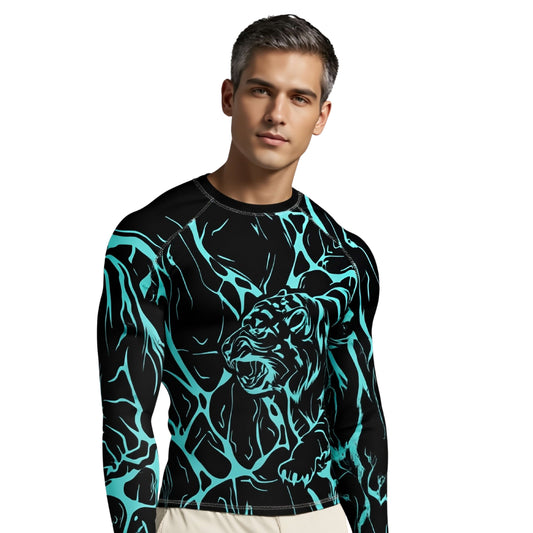 Energy Tiger Compression Rash Guard