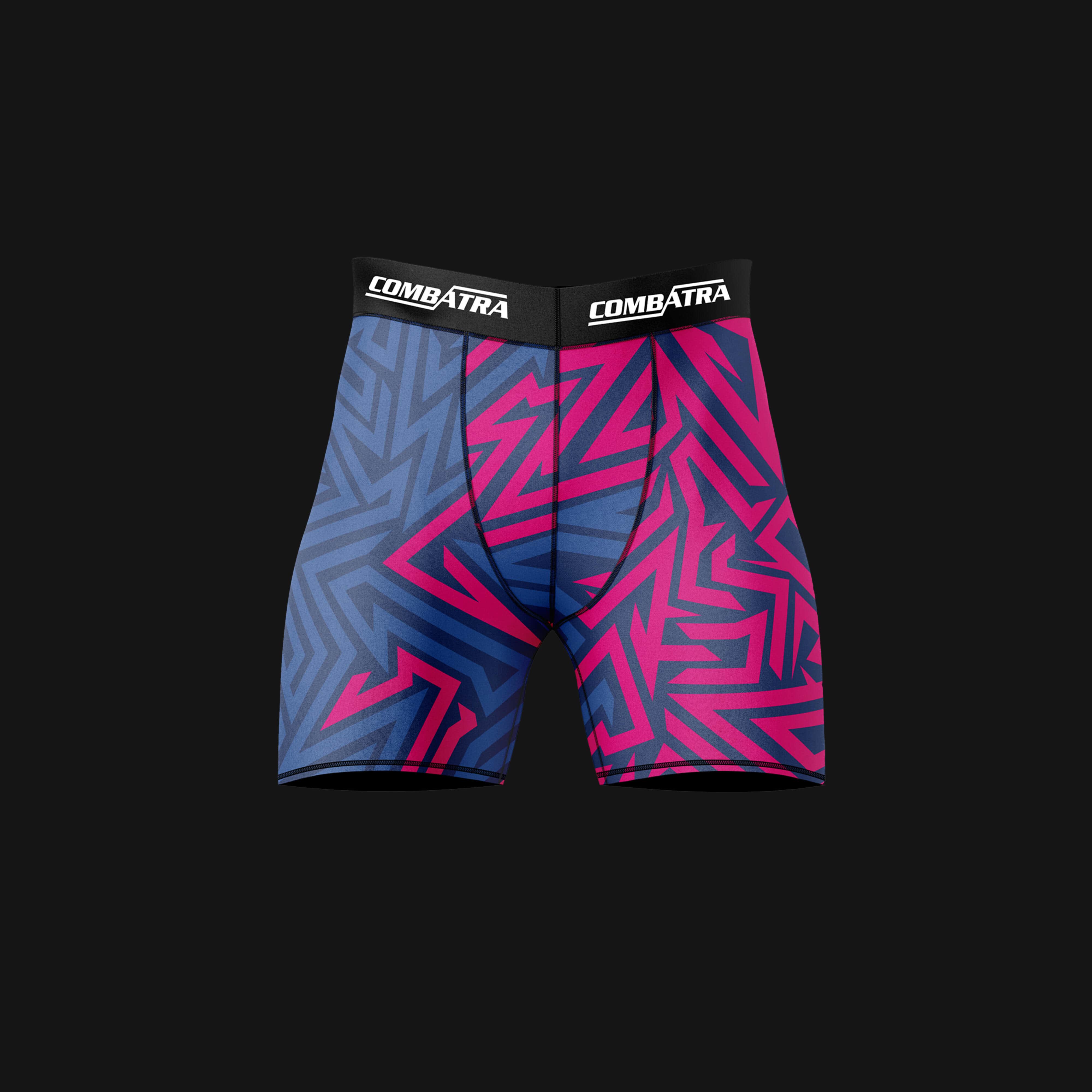 Abstract Geometric Compression Shorts