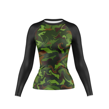 Green Classic Camo Long-Sleeve Shirt Image