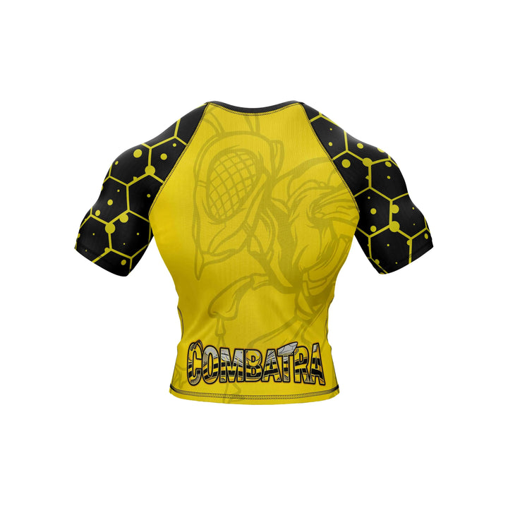 Combatra Black Gold Hornet BJJ Rashguard – UPF 50+