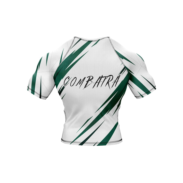 Combatra Green Strike Combat BJJ Rashguard – UPF 50+