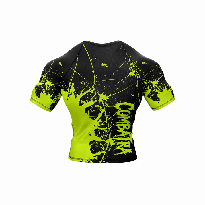 Combatra Green Chaos Mode BJJ Rashguard – UPF 50+