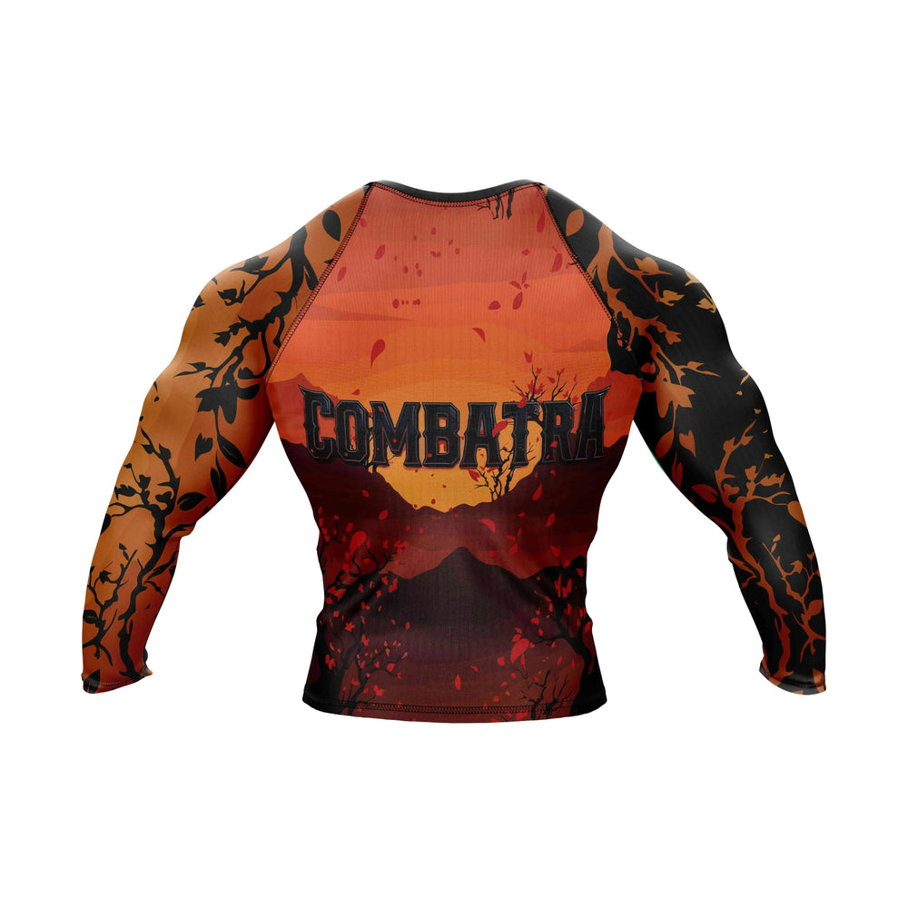 Combatra Fallen Leaf Warrior BJJ Rashguard – UPF 50+
