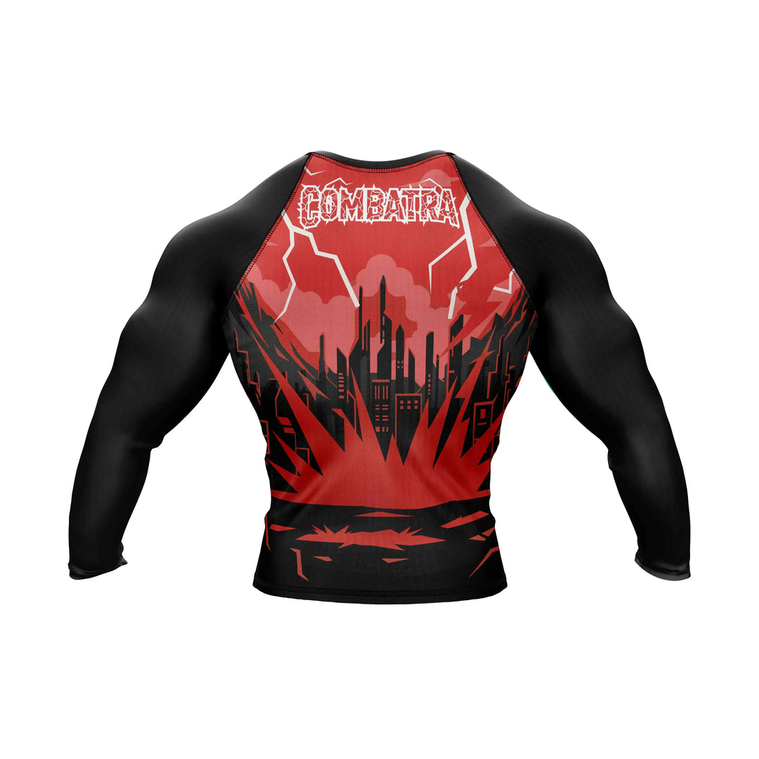 Combatra Thunder Hammer Warrior BJJ Rashguard – UPF 50+
