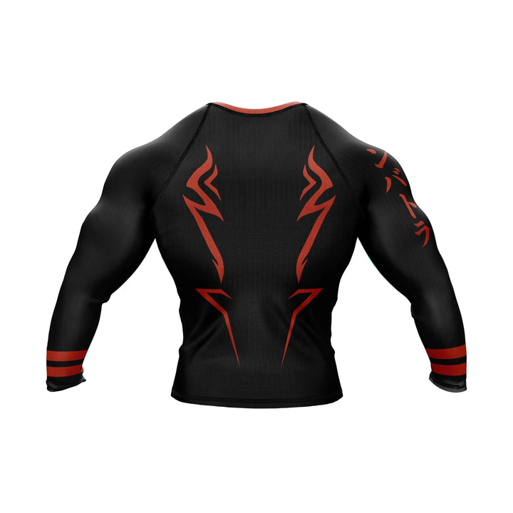 Combatra Shadow Flame Combat BJJ Rashguard – UPF 50+