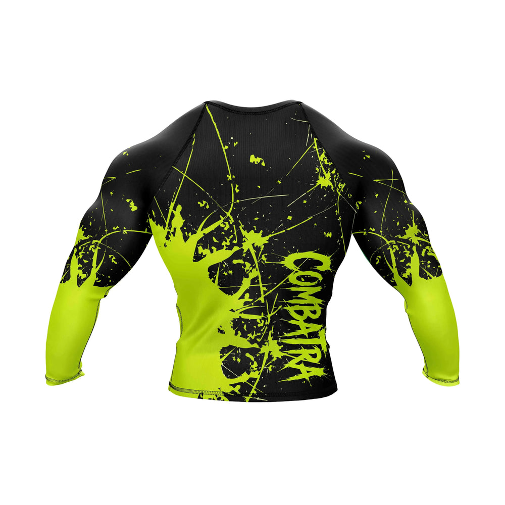 Combatra Green Chaos Mode BJJ Rashguard – UPF 50+
