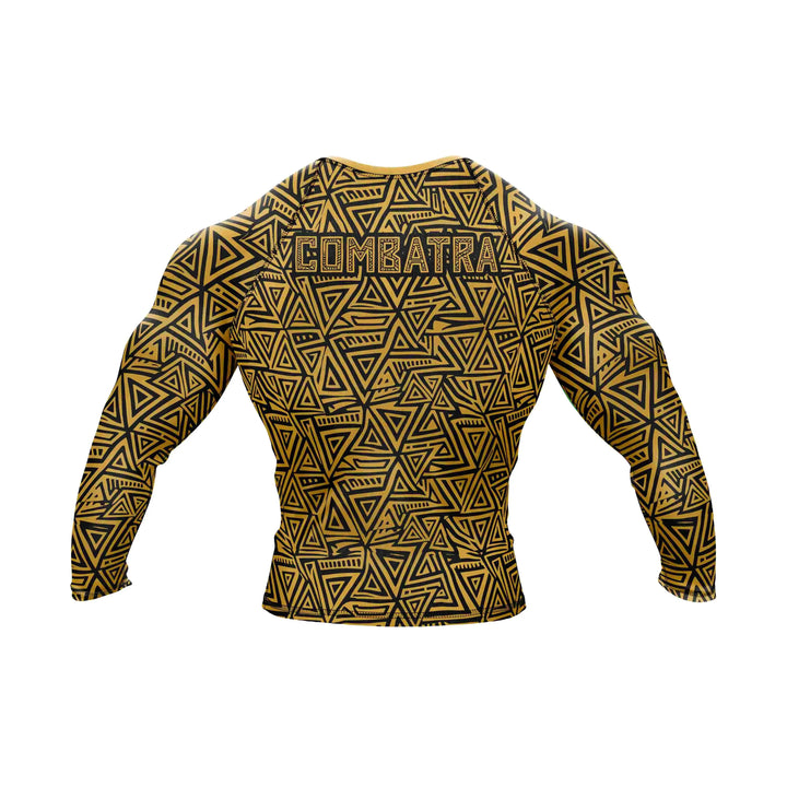 Combatra Golden Serpent Cobra BJJ Rashguard – UPF 50+