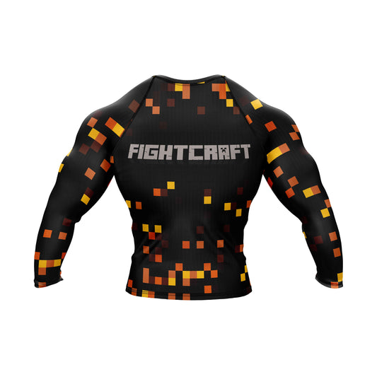 Combat Pixel Compression Rash Guard