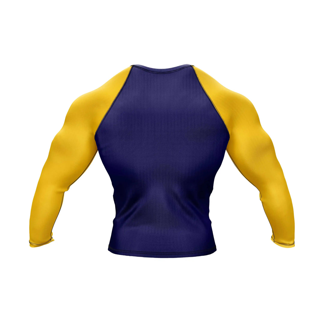 Combatra Malaysia Flag Patriotic BJJ Rashguard – UPF 50+