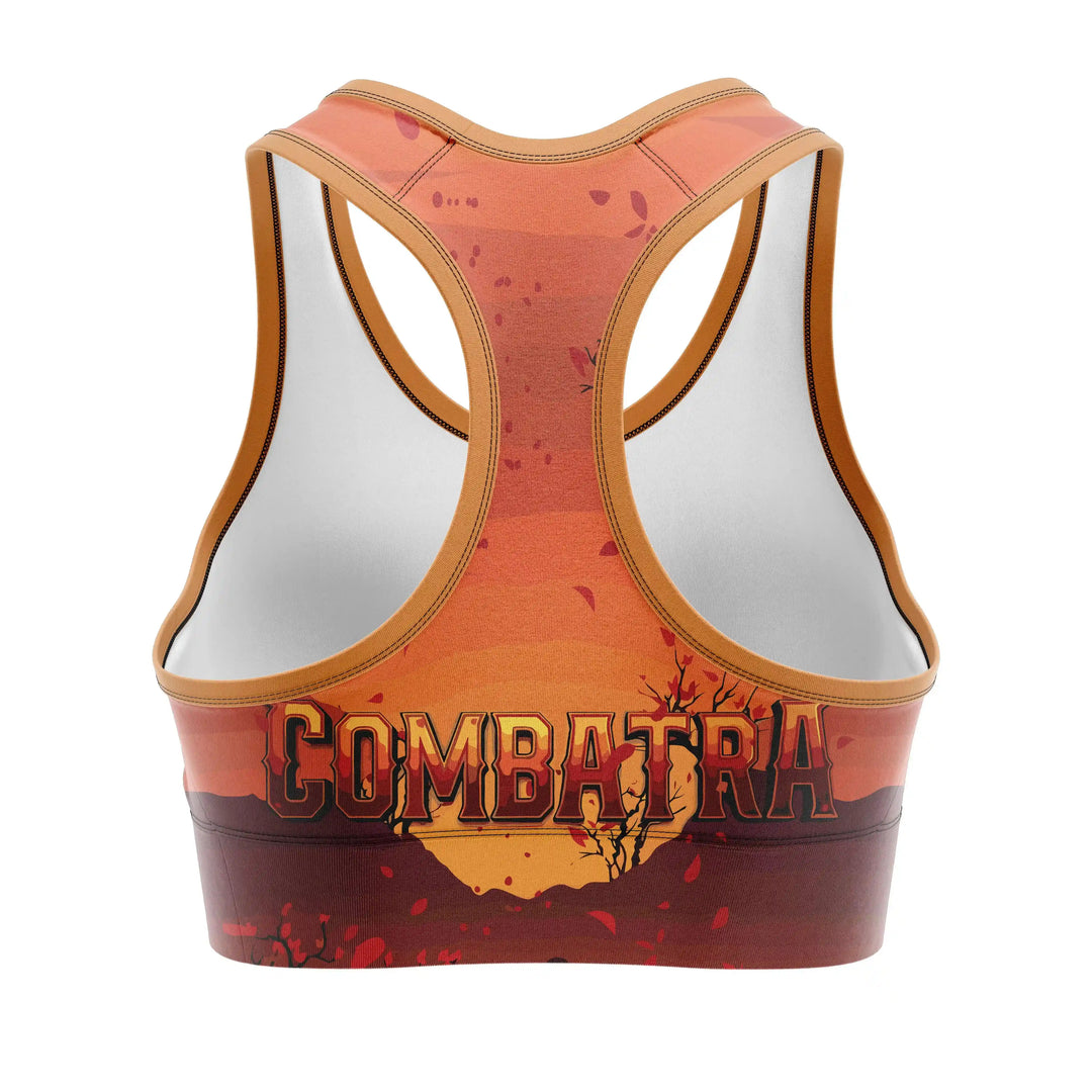 Fallen Leaf Warrior Sports Bra | Combatra