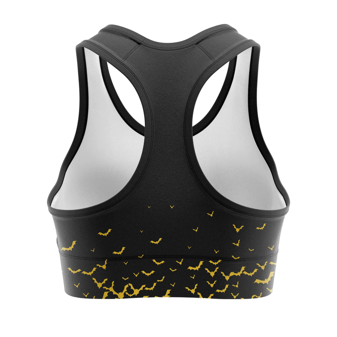 Bat Force Sports Bra back view | Combatra
