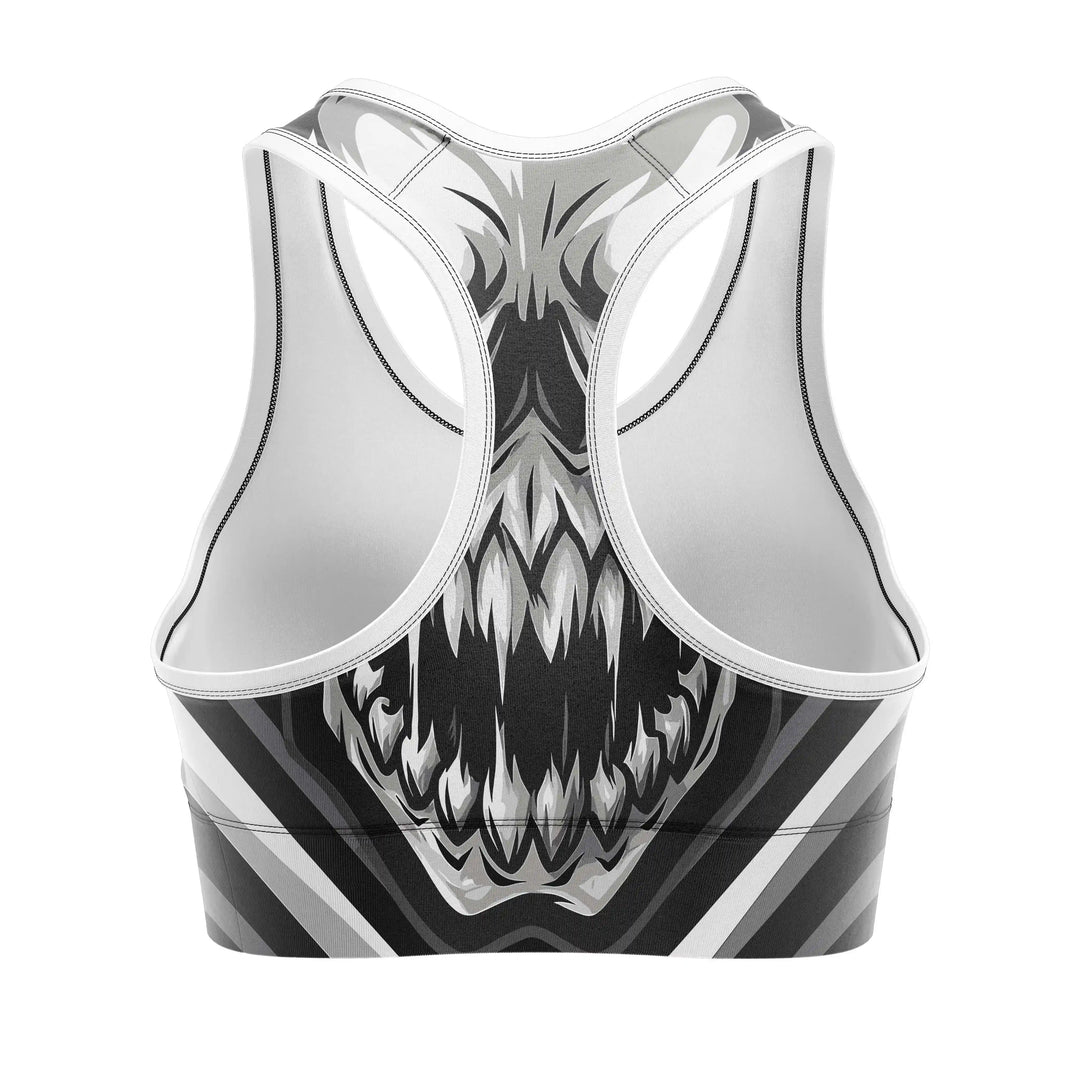 Scary Skeleton Sports Bra | Combatra