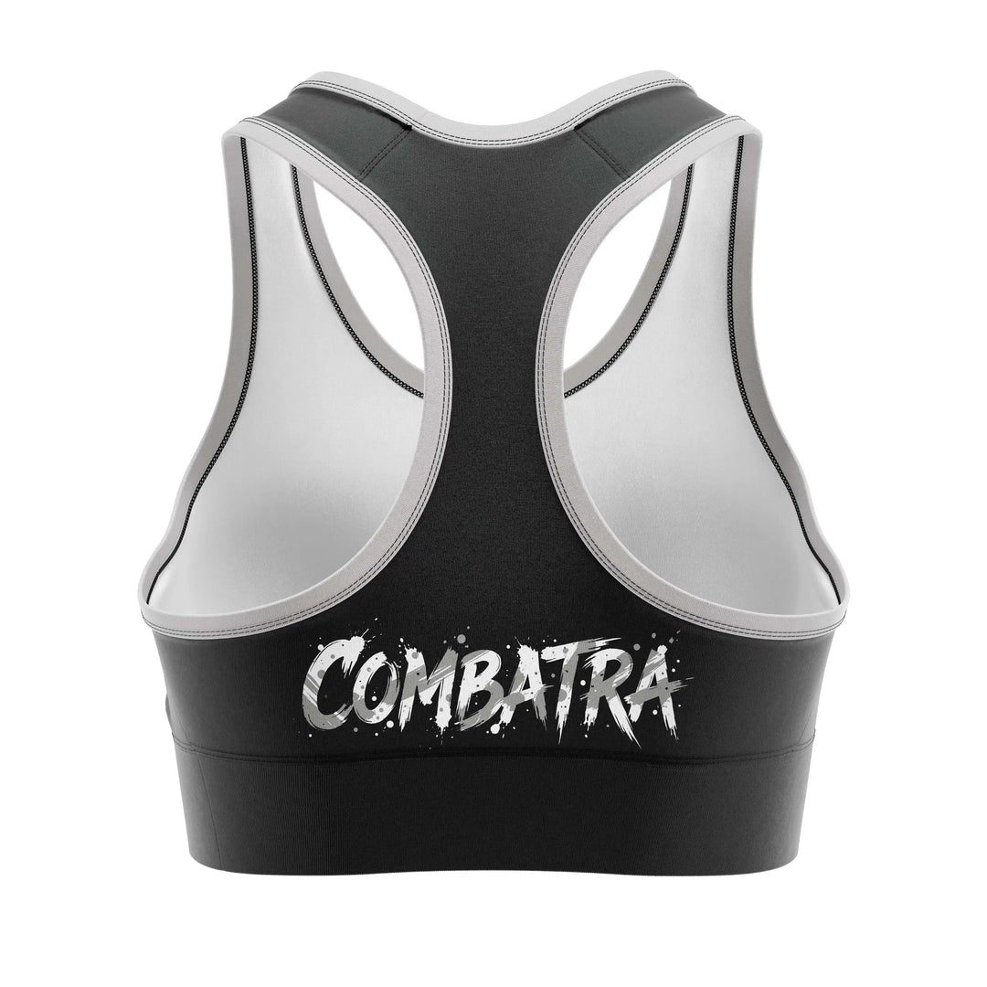 Shadow Dragon King Sports Bra back view | Combatra
