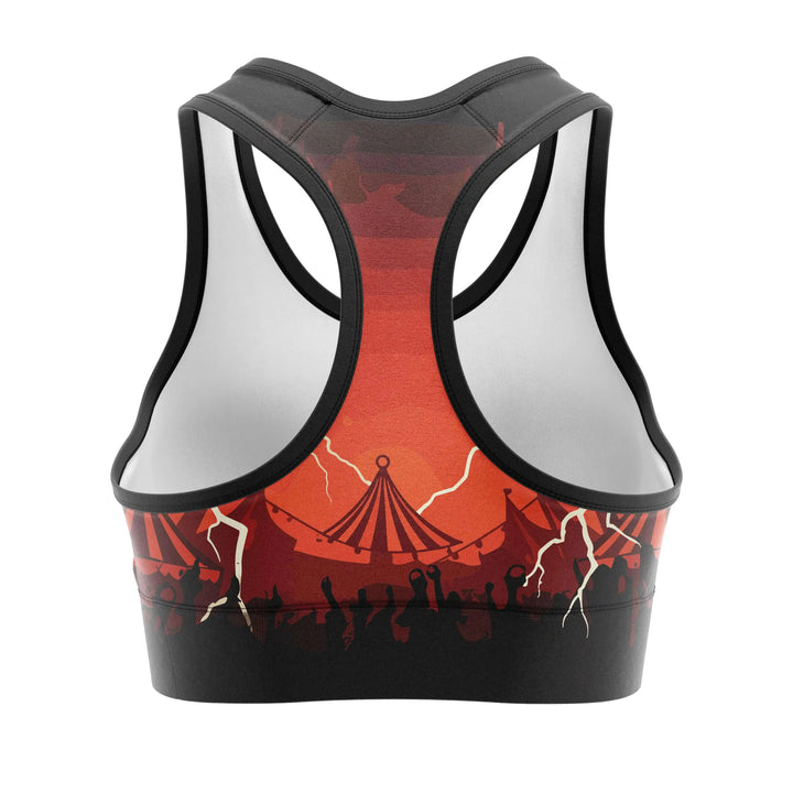 Creepy Doll Combat Sports Bra alternate view | Combatra