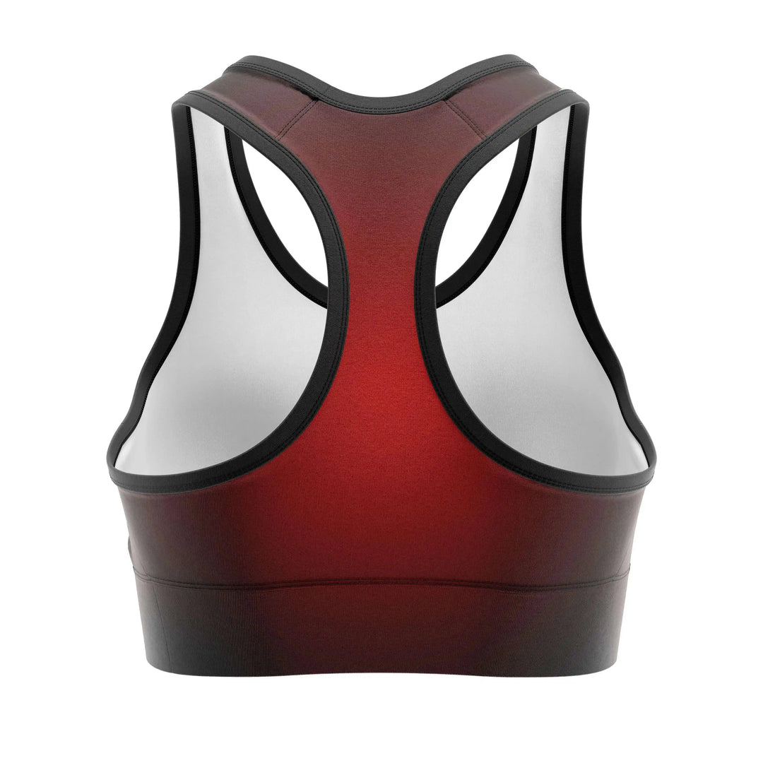 Wolf Flame Fight Sports Bra | Combatra