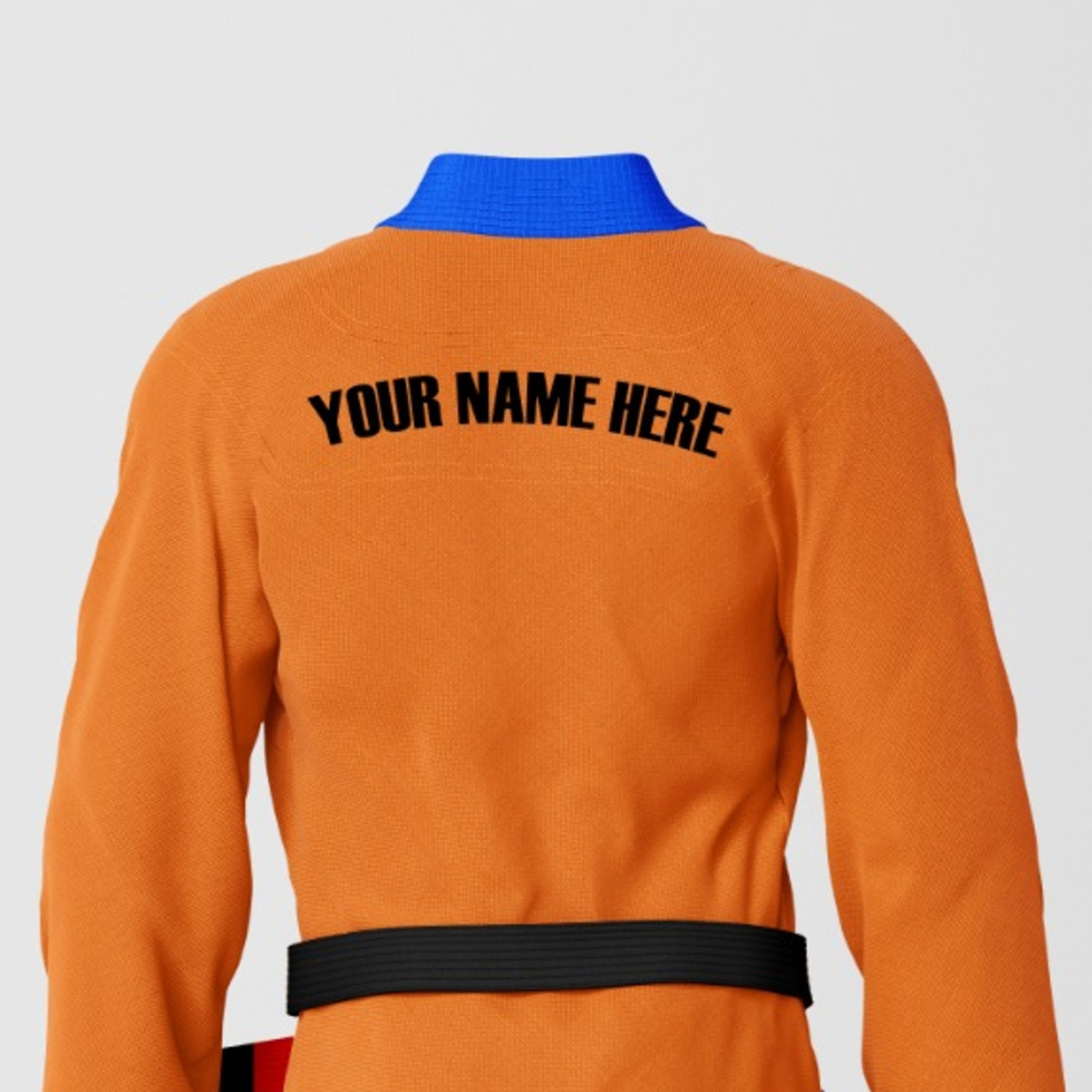 Custom Orange Brazilian Jiu Jitsu Gi