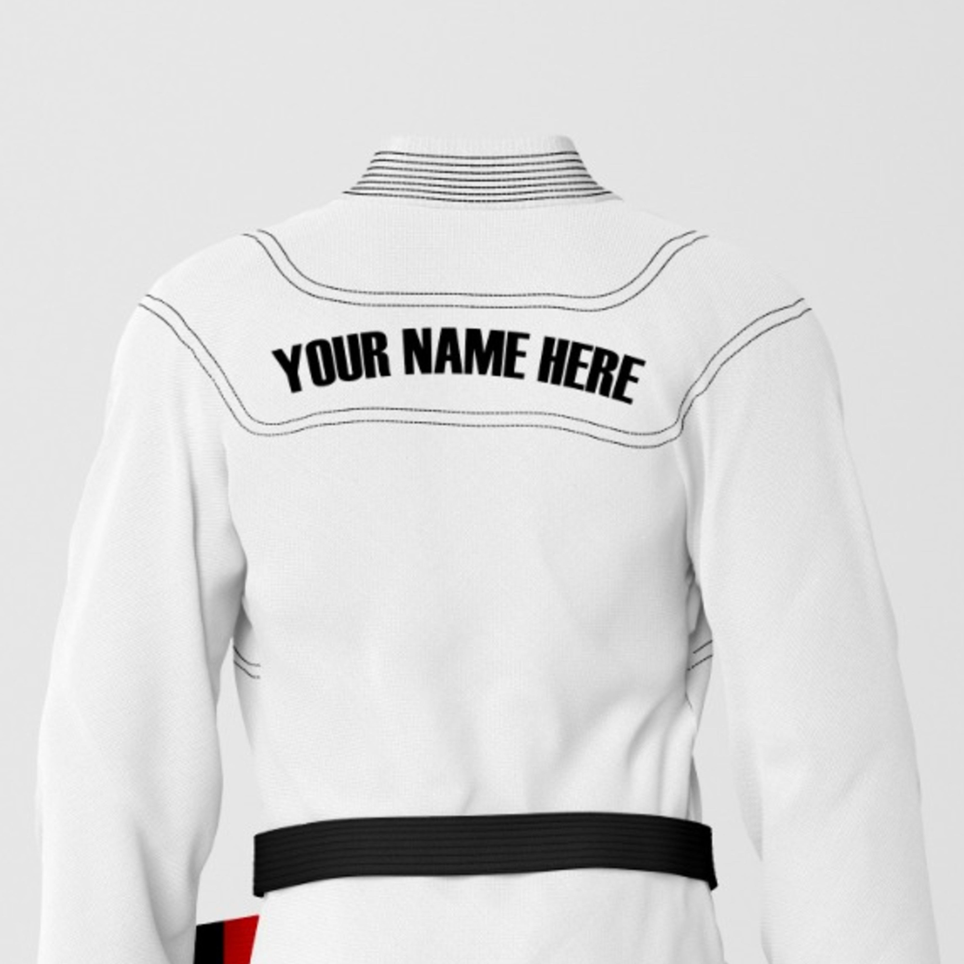 Custom White Brazilian Jiu Jitsu Gi