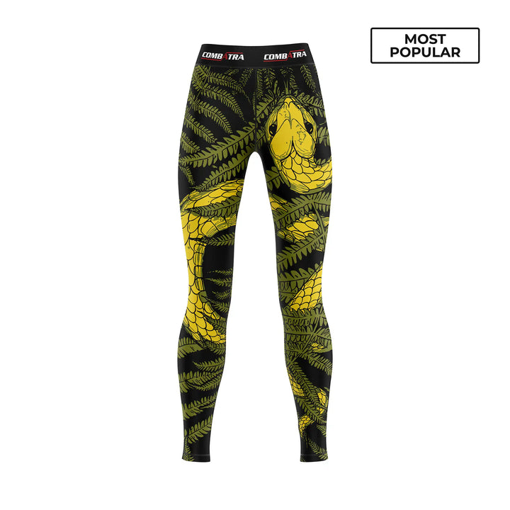 Combatra Abstract Snake Fury Compression Pants
