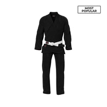 Combatra Plain Black Standard BJJ Gi