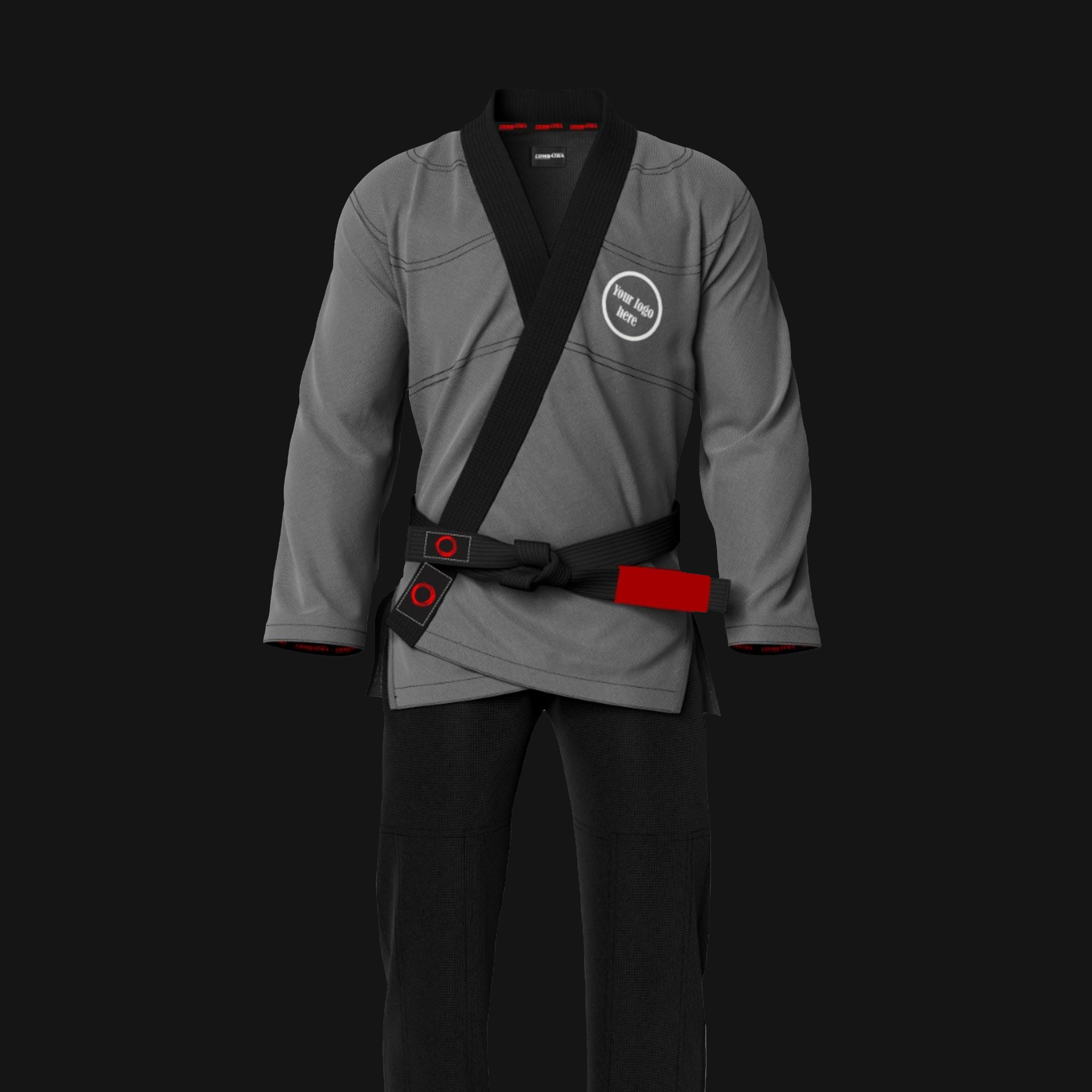 Custom Grey Brazilian Jiu Jitsu Gi