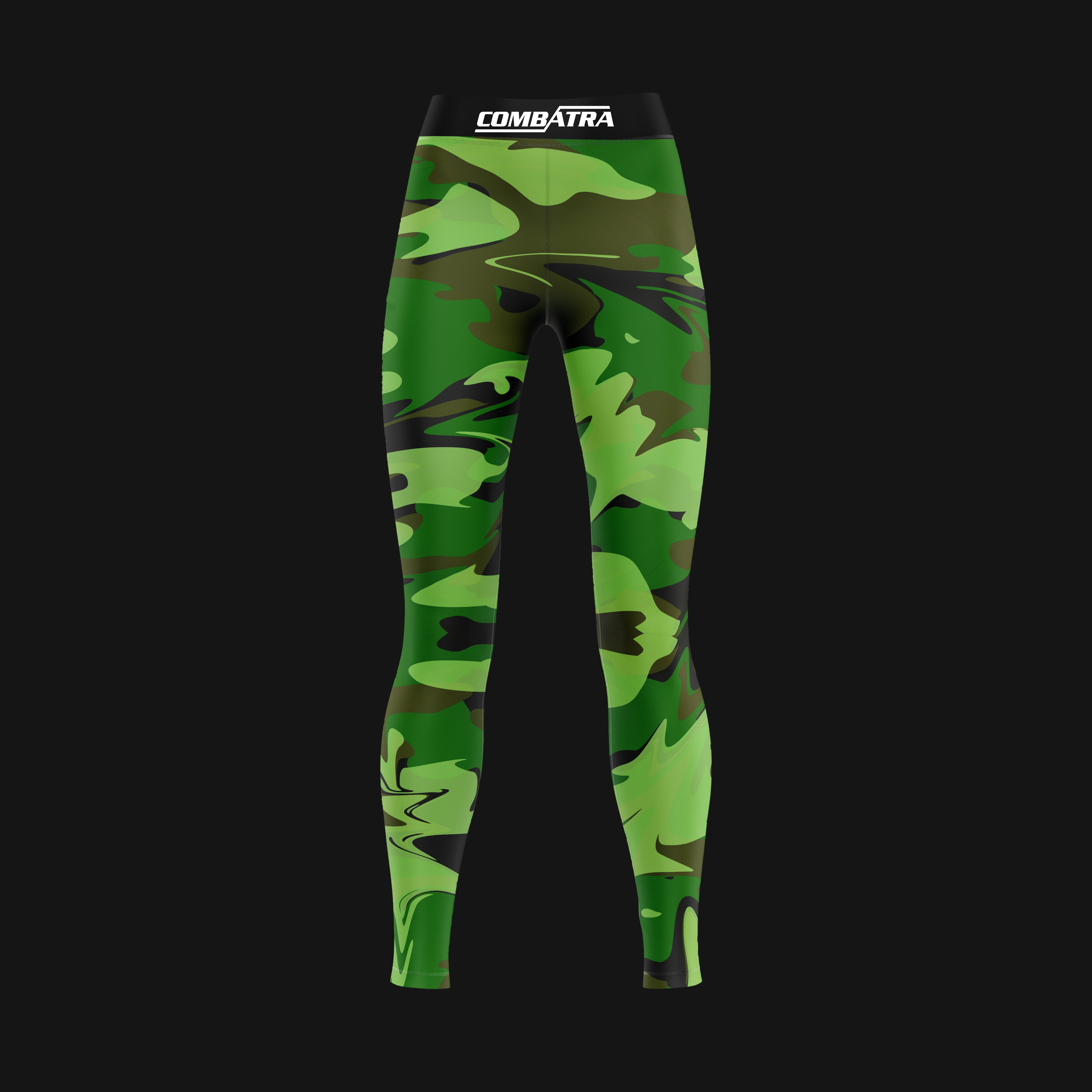 Green Battlefield Camo Compression spats for Women