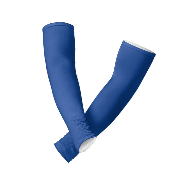 Combatra Camping Mid Blue Arm Sleeves – UPF 50+