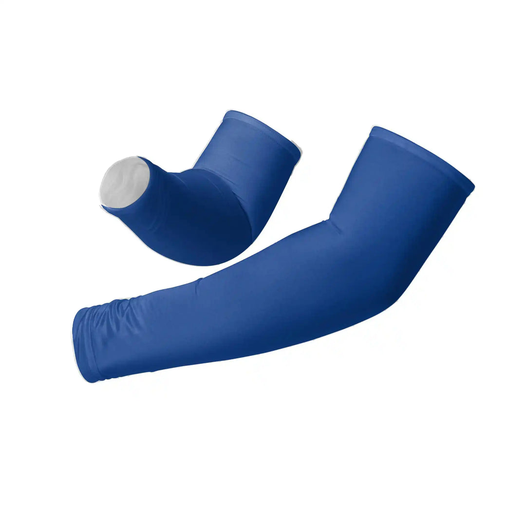 Combatra Camping Mid Blue Arm Sleeves – UPF 50+
