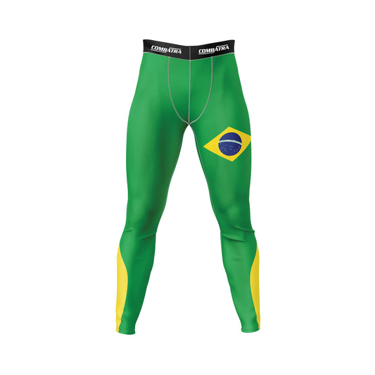 Brazilian Flag Compressional pant - Combatra