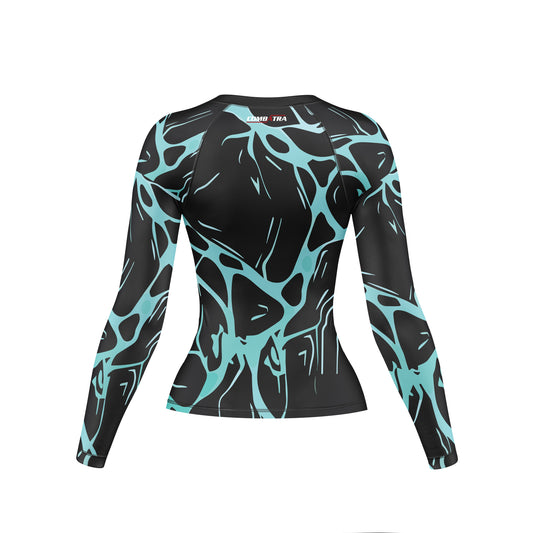 Energy Tiger Compression Rash Guard For Women