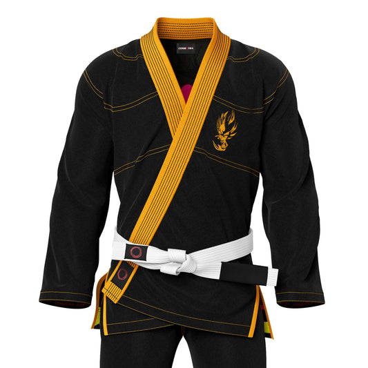 Yellow Black Vegeta  Premium Brazilian Jiu Jitsu Gi