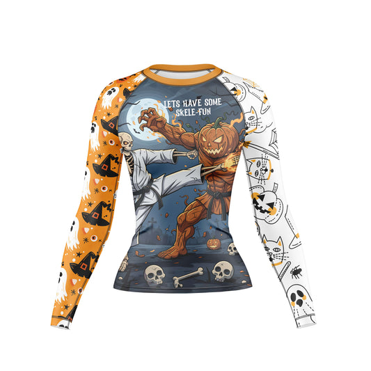 Halloween Fight Club  Compression Rash Guard For Women