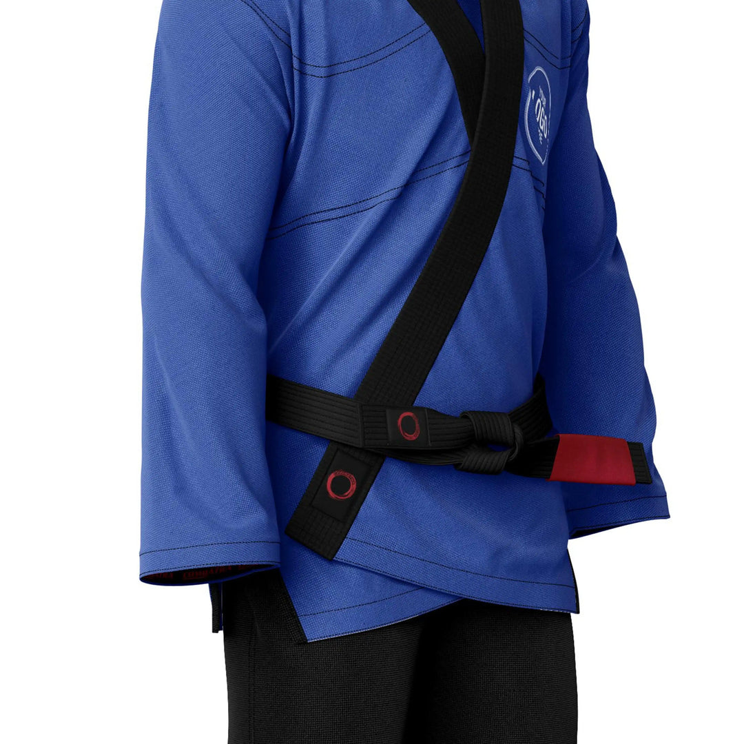 Combatra Blue &amp; Black BJJ Gi &amp; Custom Shirt Set