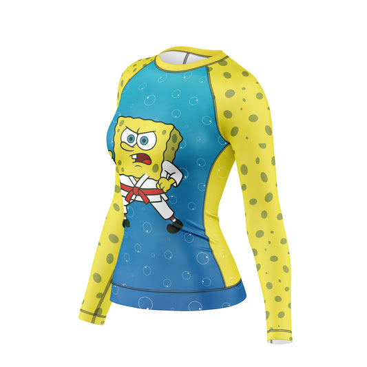 Combat Sponge Compression Rash Guard For Women