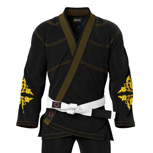 Golden Black Premium Brazilian Jiu Jitsu Gi