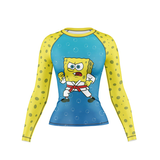Combat Sponge Compression Rash Guard For Women
