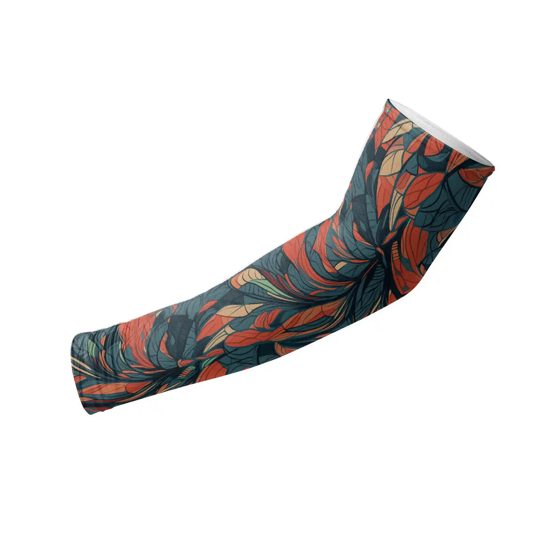 Combatra Feather Design Compression Arm Sleeves – UPF 50+