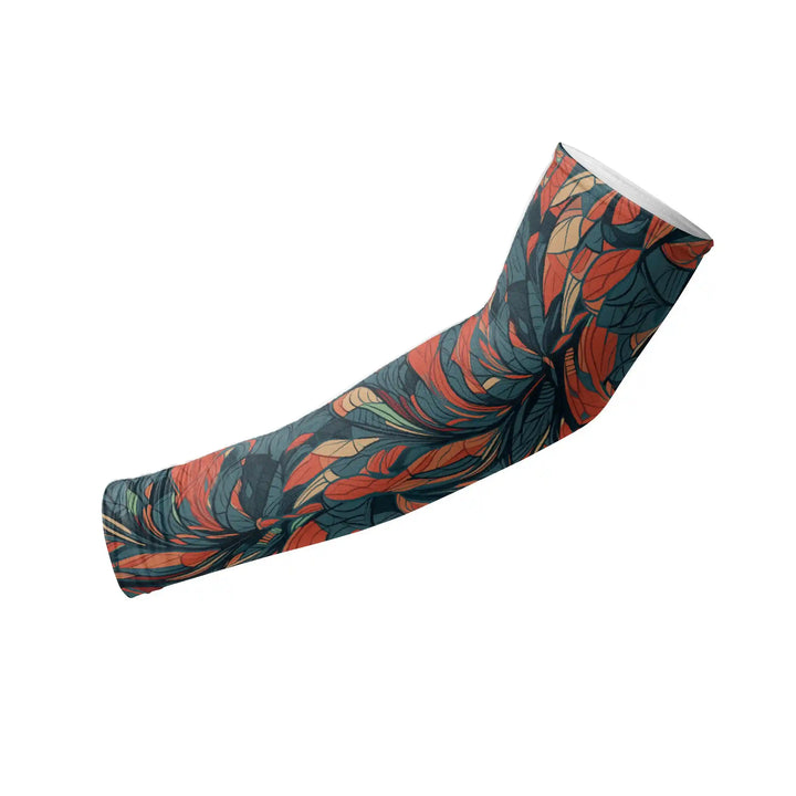 Combatra Feather Design Compression Arm Sleeves – UPF 50+